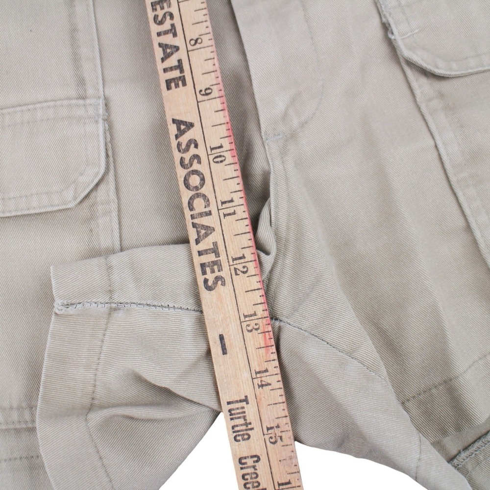 Vintage Khaki Cargo Shorts Women's Size 34 High Rise Utility - Picture 5 of 7